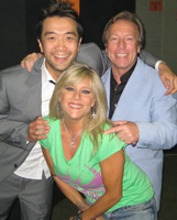 Nik Pringadi, Samantha Fox and Richard Gower